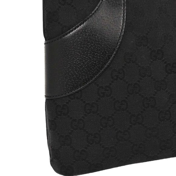 Gucci Black Canvas GG Tote Handbag - Picture 3 of 10